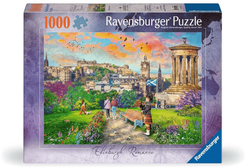 Afbeelding laden in galerijviewer, Ravensburger puzzel edinburgh romance - legpuzzel - 1000 stukjes
