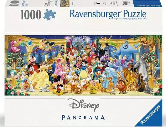 Afbeelding laden in galerijviewer, Ravensburger puzzel disney groepsfoto - 1000 stukjes panorama.