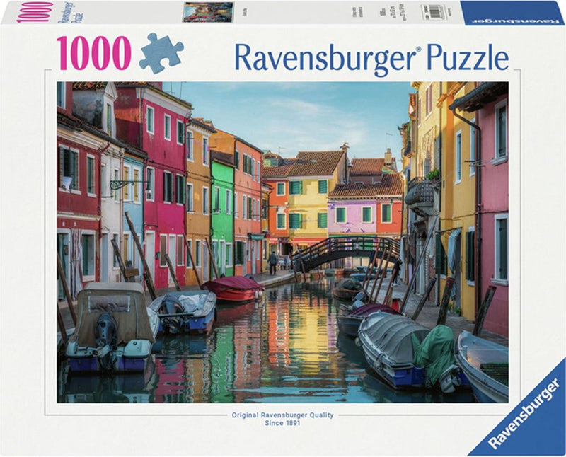 ギャラリービューアに画像をロードする, Ravensburger legpuzzel burano italie, 1000st.
