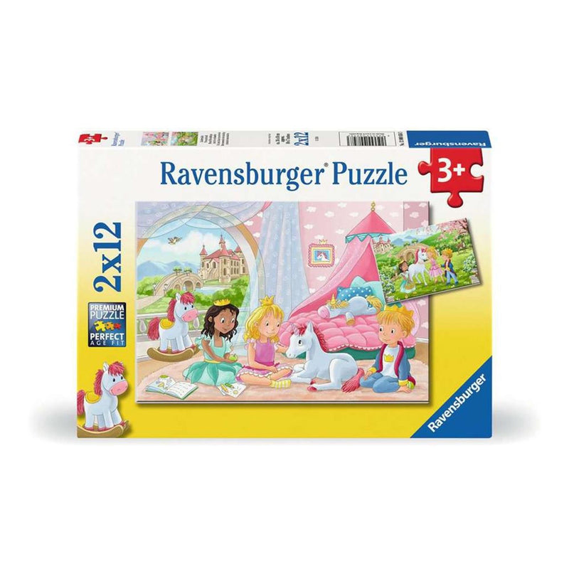 Load image into Gallery viewer, Ravensburger puzzel prince princess 2x12