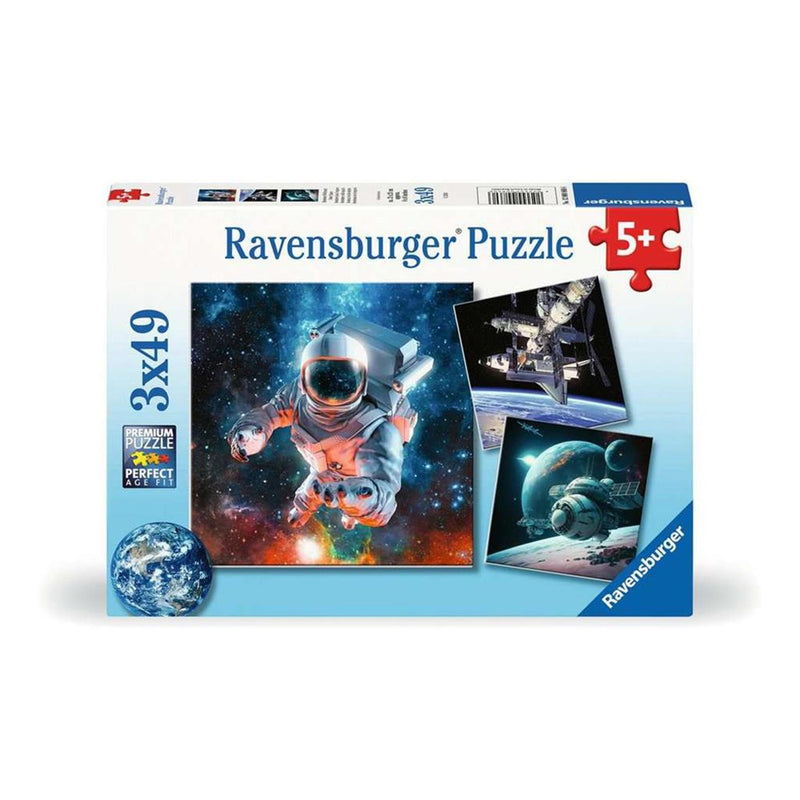 Load image into Gallery viewer, Ravensburger puzzel space 3x49 stukjes