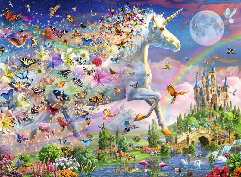 Load image into Gallery viewer, Ravensburger puzzel fantasy unicorn