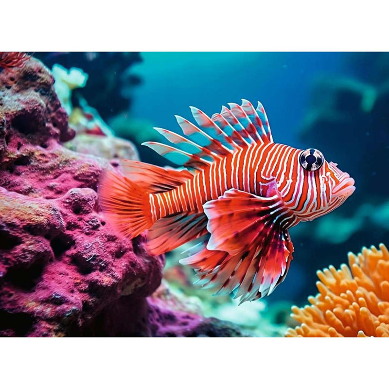 Load image into Gallery viewer, Ravensburger puzzel red lionfish 500st