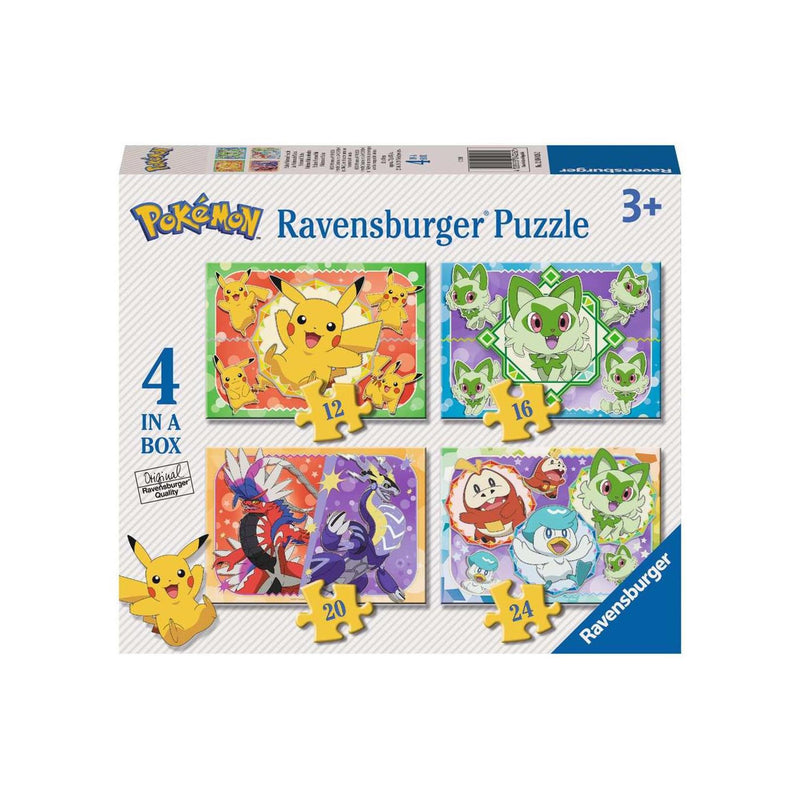 Load image into Gallery viewer, Ravensburger pokemon 4-in-1 puzzel