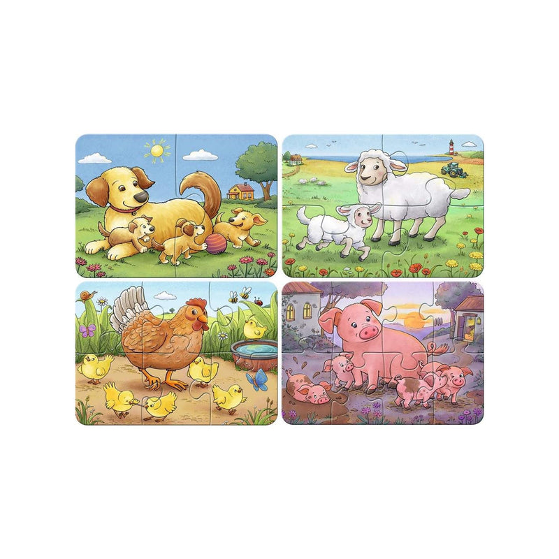 Afbeelding laden in galerijviewer, Ravensburger puzzel - boerderijdierfamilies - my first puzzles