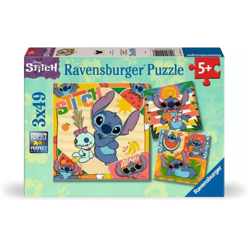 Load image into Gallery viewer, Ravensburger puzzel disney stitch 3x49st