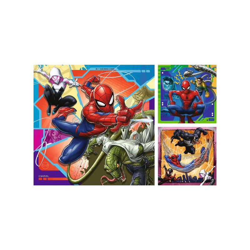 Chargez l'image dans la visionneuse de la galerie, Ravensburger puzzel spider-man 3x49 stukjes