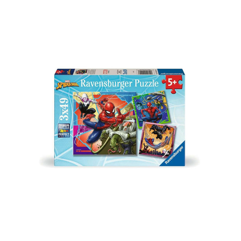 Afbeelding laden in galerijviewer, Ravensburger puzzel spider-man 3x49 stukjes