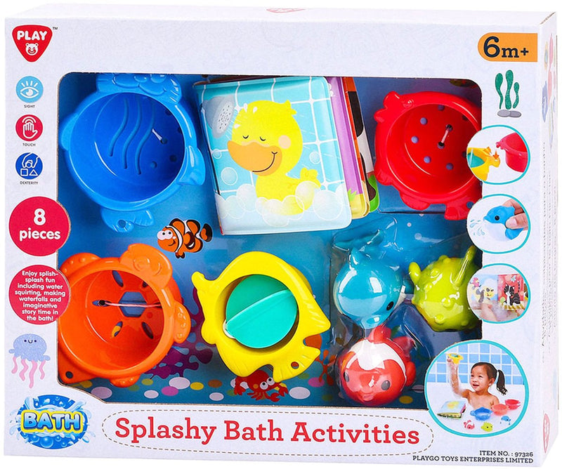 Afbeelding laden in galerijviewer, Playgo splashy badspeelgoed - 8dlg.