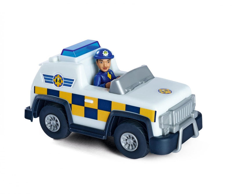 Chargez l'image dans la visionneuse de la galerie, Simba brandweerman sam politie 4x4 jeep met speelfiguur