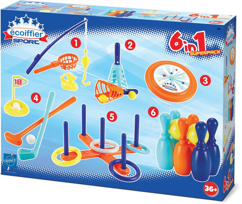 Afbeelding laden in galerijviewer, Ecoffier ecoiffier sport sportset - 6in1