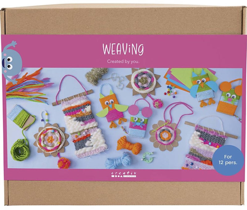 Afbeelding laden in galerijviewer, Creativ company groepsset hangers uilen en muizen weven