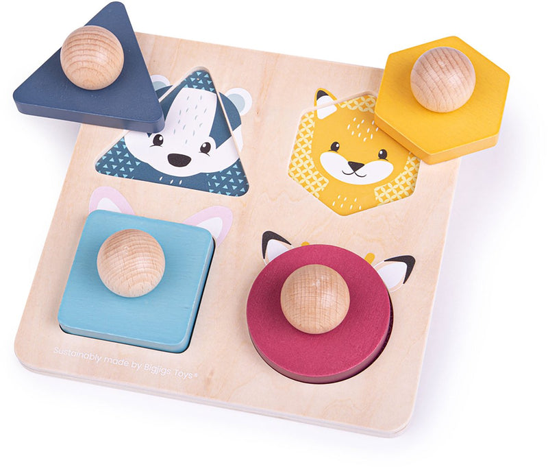 ギャラリービューアに画像をロードする, Bigjigs houten dierenvormpuzzel