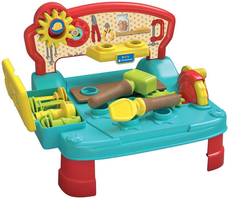 Afbeelding laden in galerijviewer, Clementoni baby - montessori werkbank met houten elementen