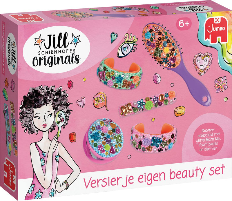Chargez l'image dans la visionneuse de la galerie, Jumbo - jill schirnhofer - versier je eigen beauty set - knutselset - knutselpakket 6 jaar