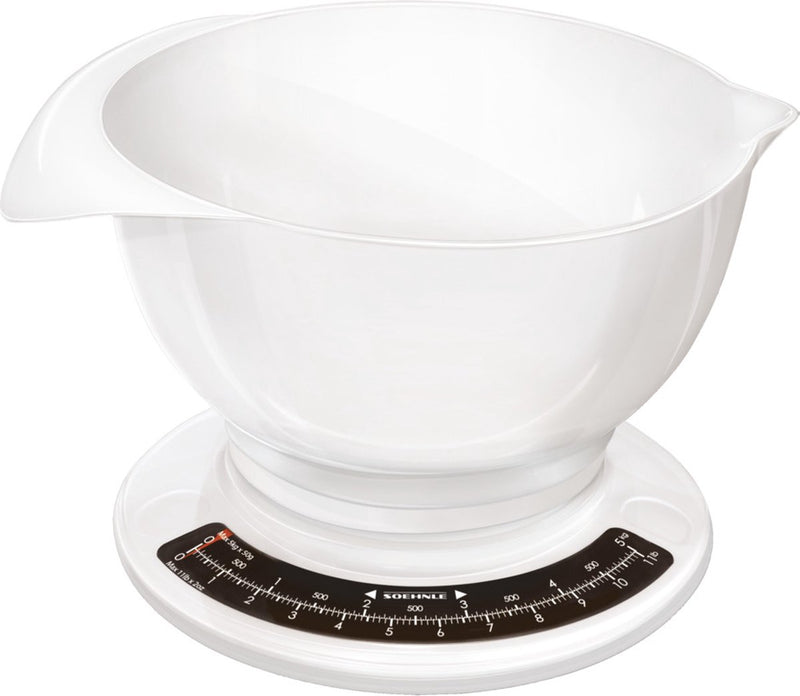 Afbeelding laden in galerijviewer, Soehnle keukenweegschaal culina pro - analoog - tot 5 kg - wit