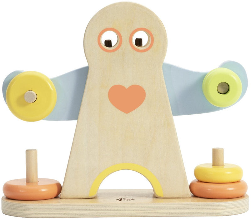 Afbeelding laden in galerijviewer, Classic world houten hercules weegschaal, 7dlg.