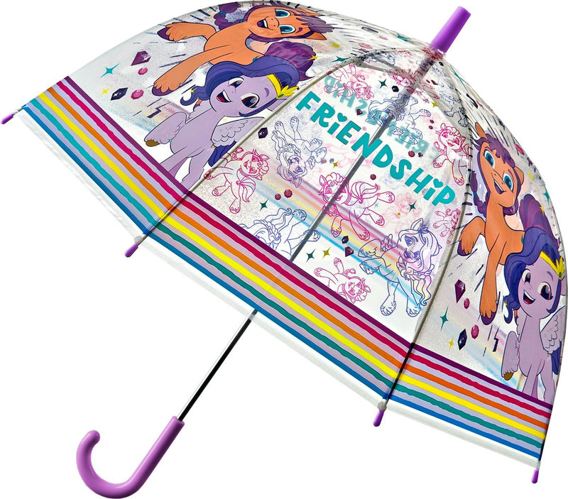 Afbeelding laden in galerijviewer, Undercover paraplu my little pony regenboog kindvriendelijk 69 cm.