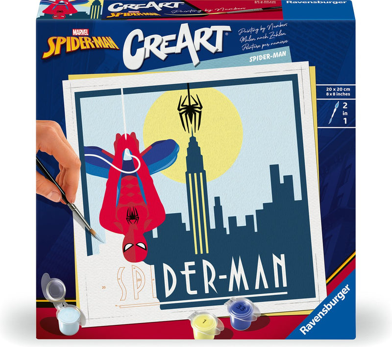 ギャラリービューアに画像をロードする, Ravensburger creart schilderen op nummer - marvel spiderman