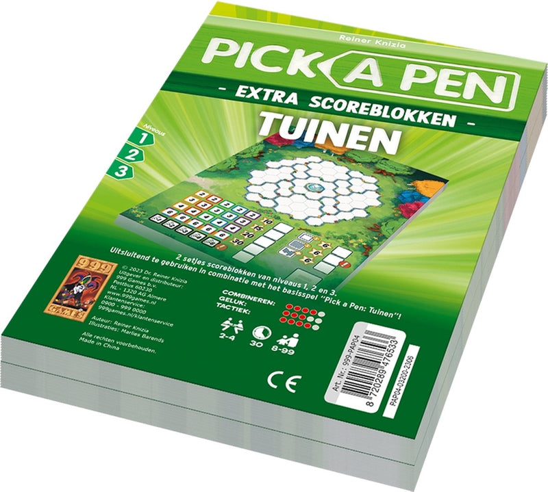 Afbeelding laden in galerijviewer, 999games 999 games pick a pen tuinen scoreblokken, 2st.