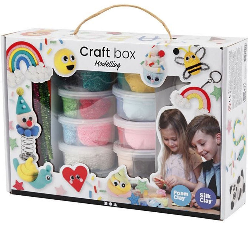 Chargez l'image dans la visionneuse de la galerie, Creativ company foam clay en silk clay set