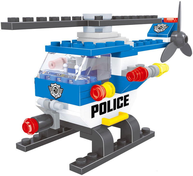 ギャラリービューアに画像をロードする, Lobbes speelgoed bv lobbes bouwset politiehelikopter - speelgoed bouwblokken 68-delig.
