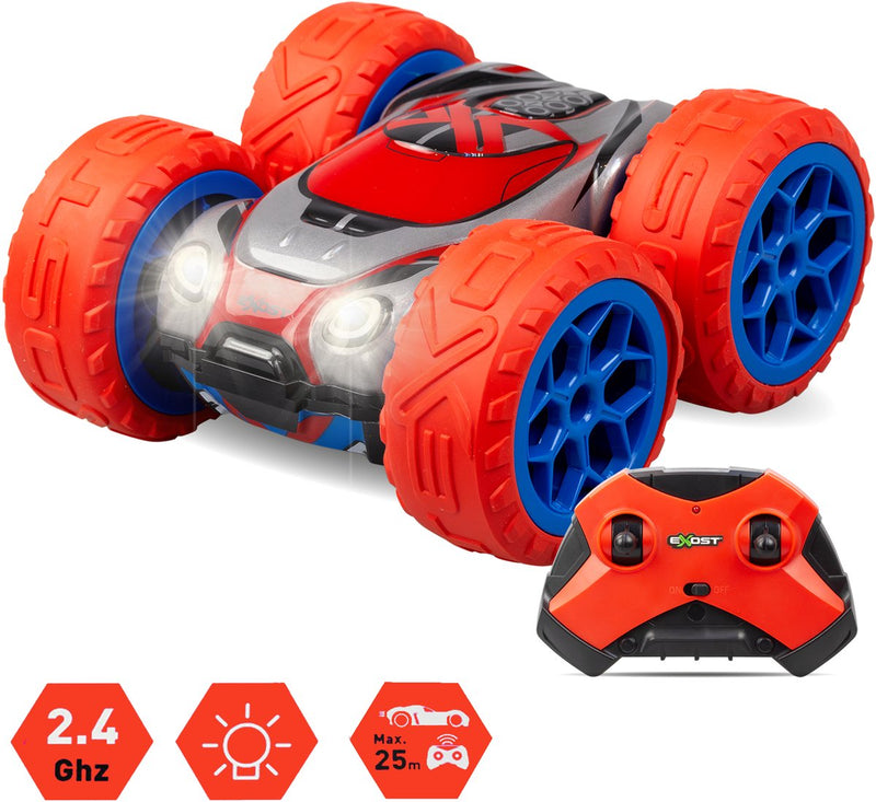 Afbeelding laden in galerijviewer, Exost rc 360 cross mx rood - rc auto - bestuurbare auto - lichtgevende koplampen