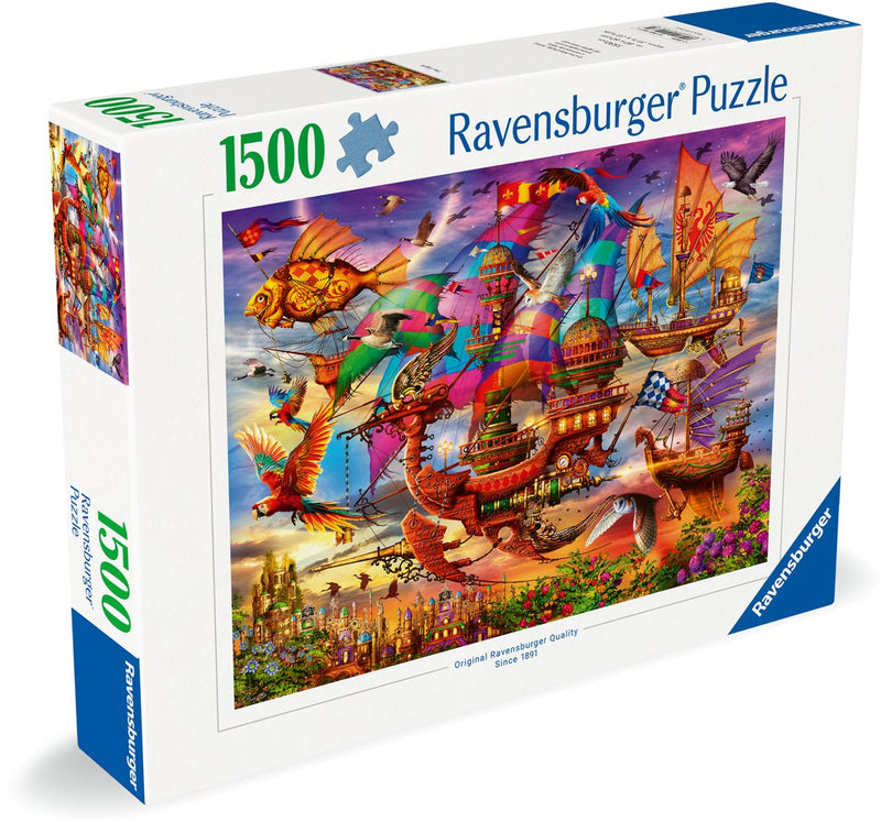 Afbeelding laden in galerijviewer, Ravensburger puzzel the flight - legpuzzel - 1500 stukjes