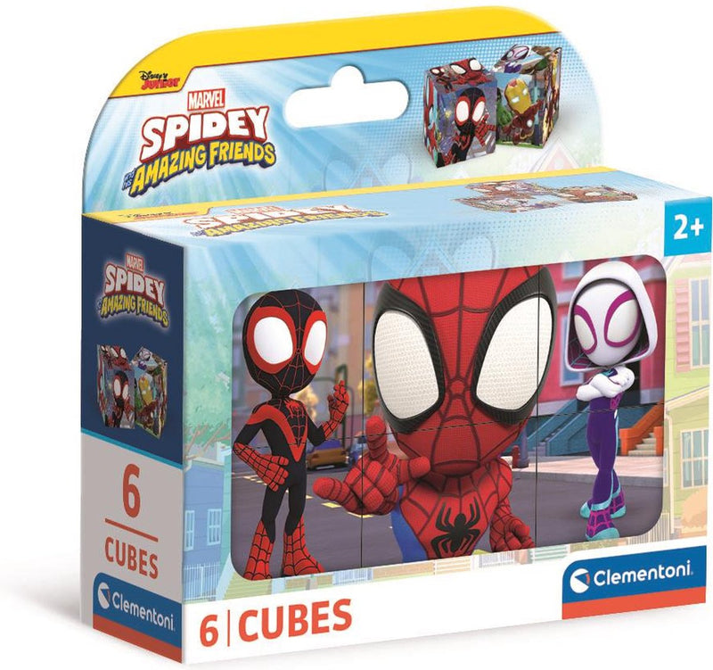 Afbeelding laden in galerijviewer, Clementoni blokpuzzel spidey and his amazing friends, 6st.