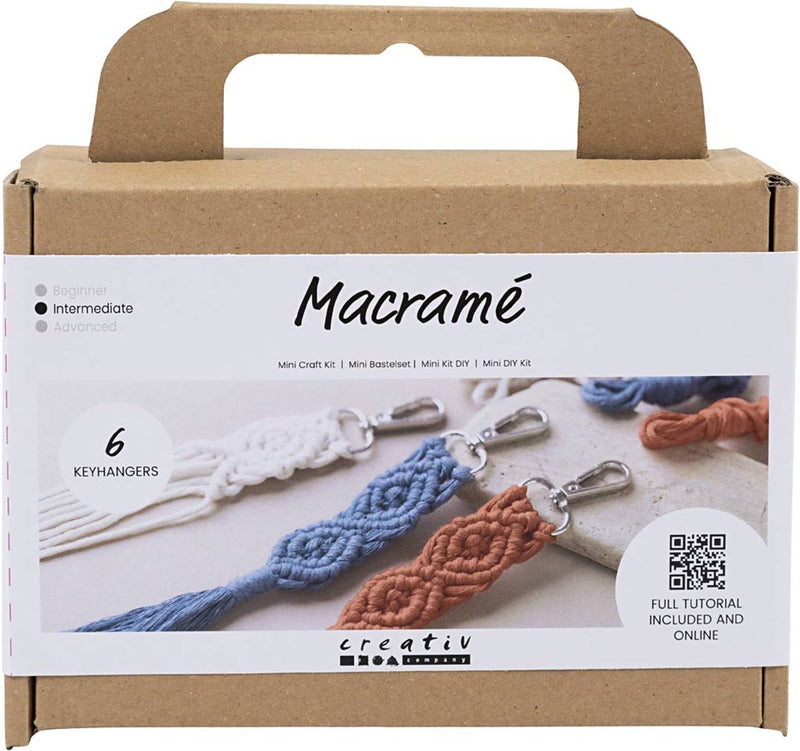 Laden Sie das Bild in Galerie -Viewer, Creativ company mini hobbyset macrame sleutelhangers