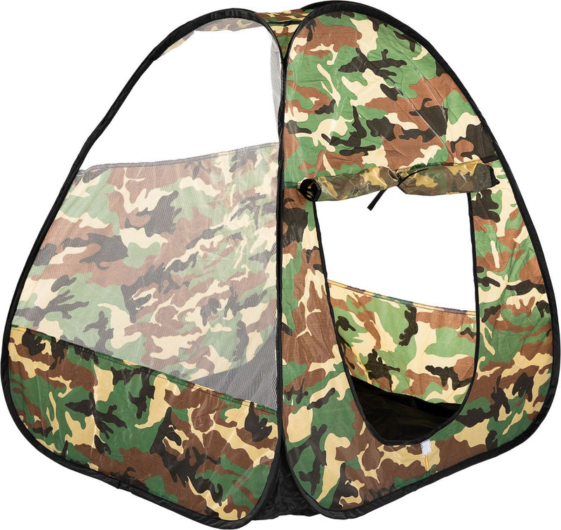 Afbeelding laden in galerijviewer, Lobbes camouflage speeltent pop-up voor kinderen - speelplezier tent.