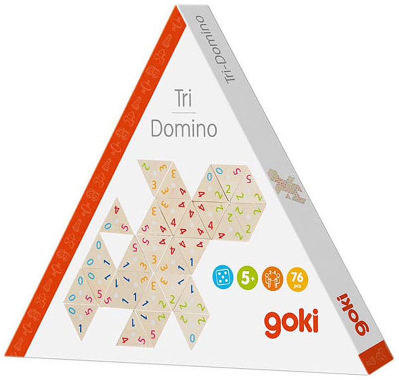 Afbeelding laden in galerijviewer, Goki houten tri-domino spel