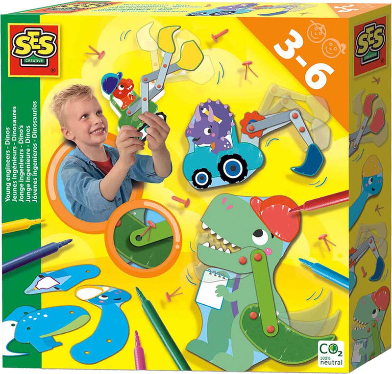 Afbeelding laden in galerijviewer, Ses creative ses jonge ingenieurs - dino's