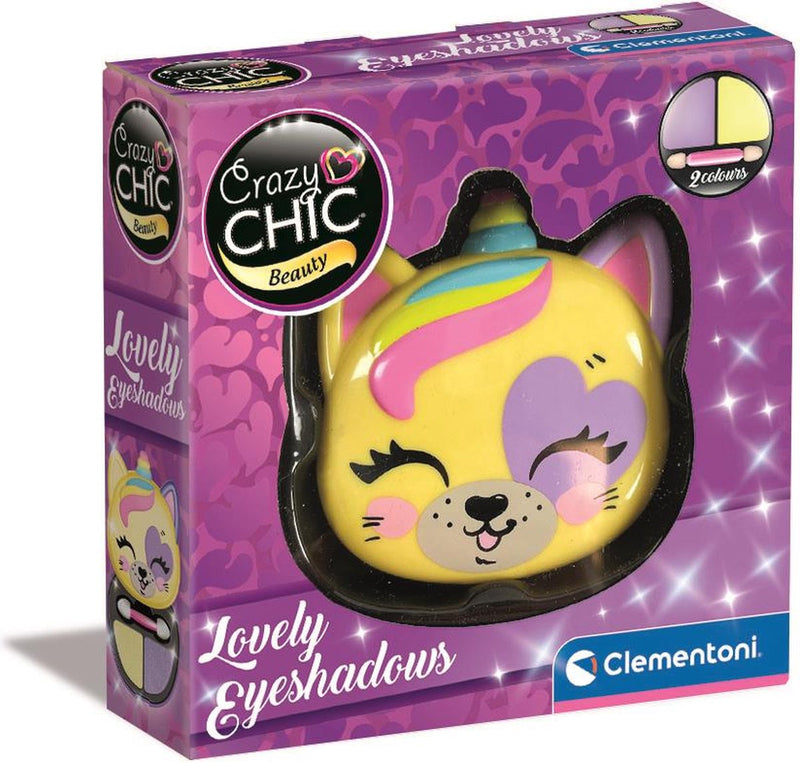 Afbeelding laden in galerijviewer, Clementoni crazy chic oogschaduw in make-up doosje tijger