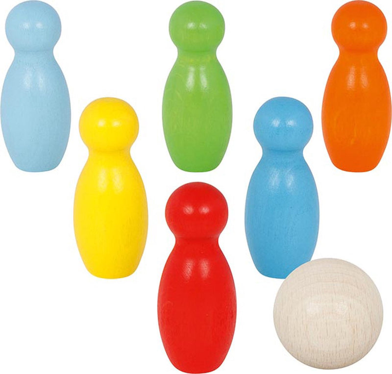 Afbeelding laden in galerijviewer, Goki kegelspel, 7-delig, hout, 3+