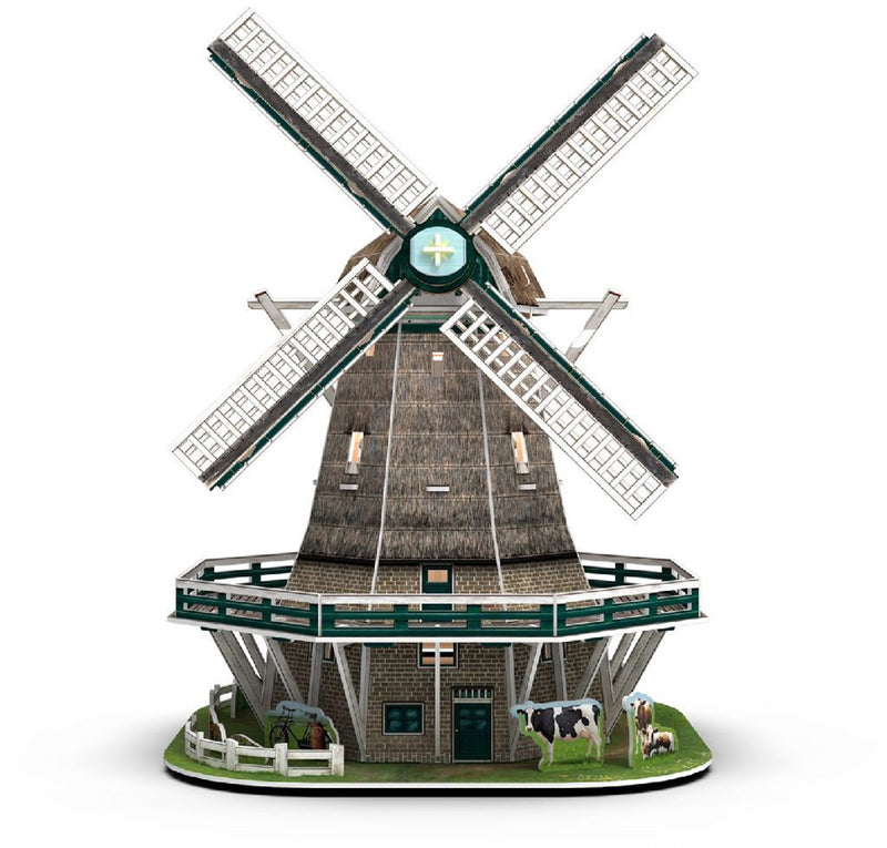 Chargez l'image dans la visionneuse de la galerie, Cubic fun 3d puzzel molen led - 65st.