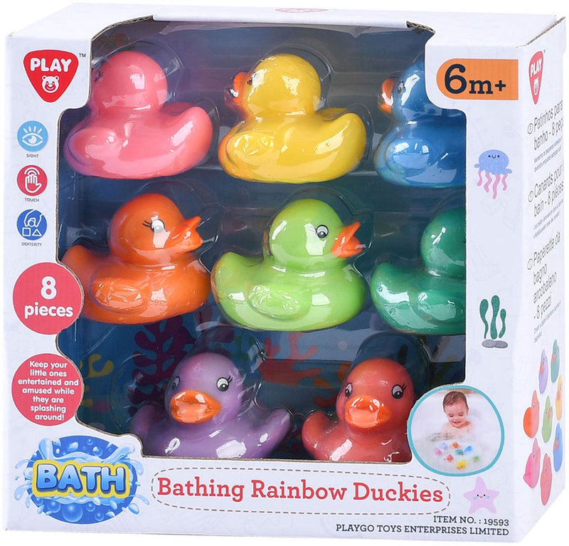 Chargez l'image dans la visionneuse de la galerie, Playgo regenboog badeendjes - 8st.