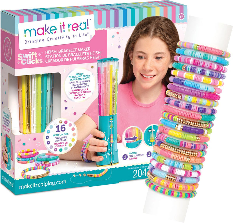Chargez l'image dans la visionneuse de la galerie, Make it real - swift clicks™ heishi-armbandenmaker - maak 23 unieke heishi armbanden