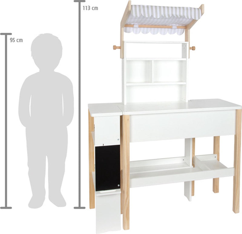 Afbeelding laden in galerijviewer, Small foot - houten winkel wit compact