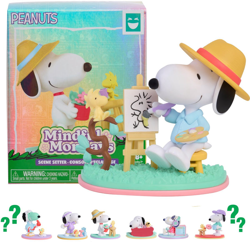 Afbeelding laden in galerijviewer, Just play happy haul peanuts snoopy moody mondays collectible blind box