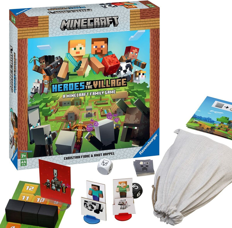 Afbeelding laden in galerijviewer, Ravensburger minecraft junior: heroes of the village - bordspel