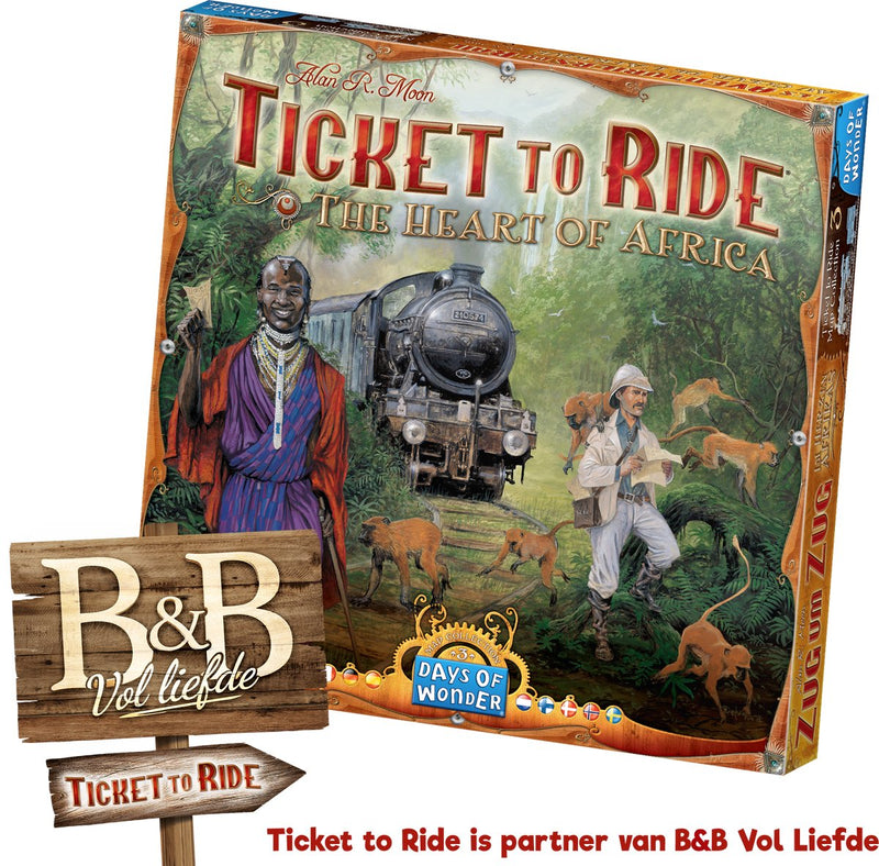 Afbeelding laden in galerijviewer, Days of wonder ticket to ride afrika bordspel