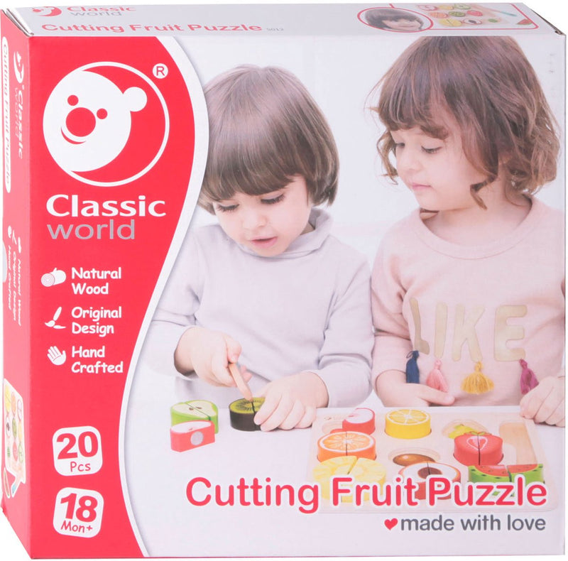 Afbeelding laden in galerijviewer, Classic world houten snijfruit, 20dlg.