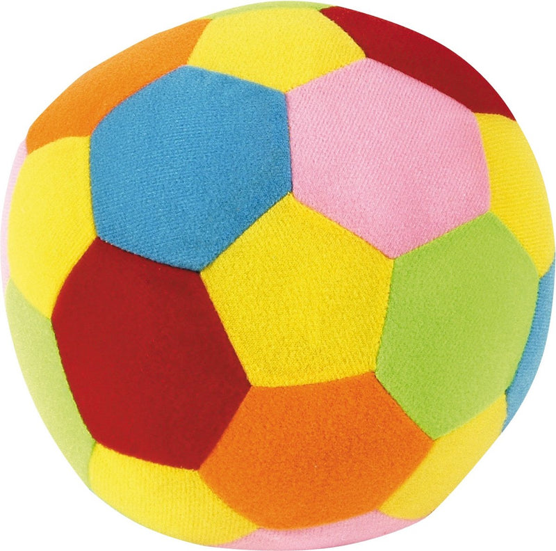 Afbeelding laden in galerijviewer, Johntoy happy world stoffen rammel-bal
