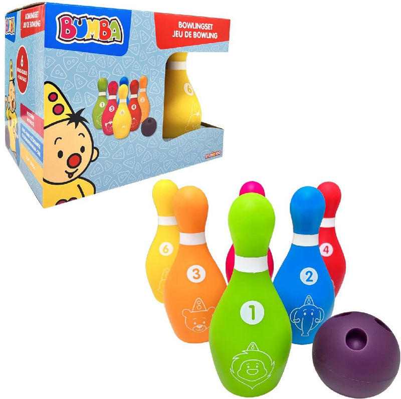 Afbeelding laden in galerijviewer, Bumba kegelspel - bowling set - 6 kegels