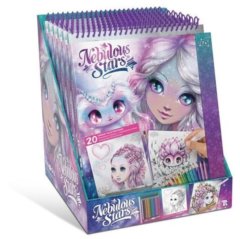 ギャラリービューアに画像をロードする, Nebulous stars aquarel set