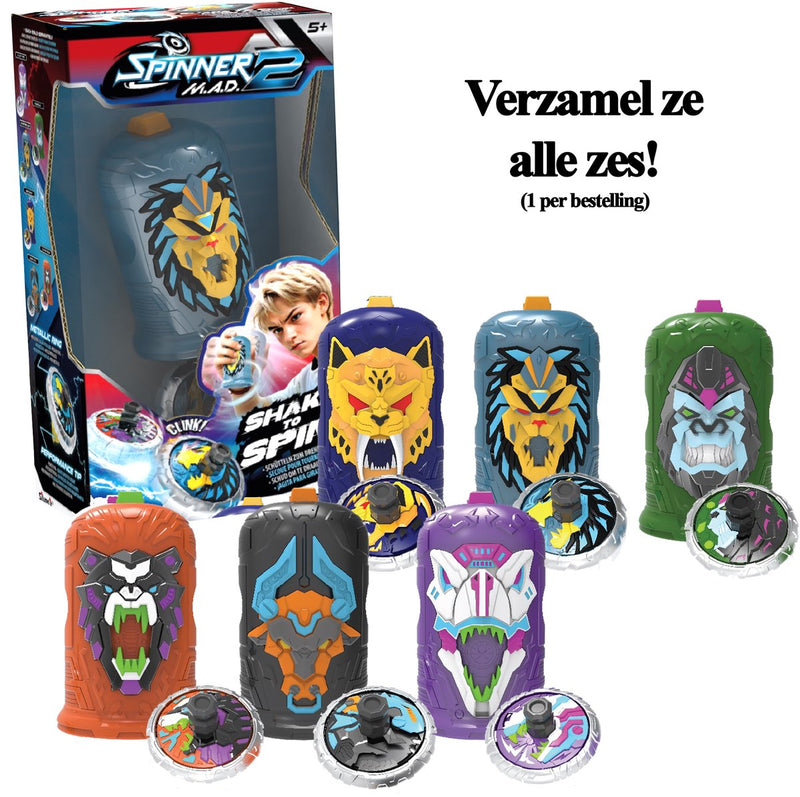 Laden Sie das Bild in Galerie -Viewer, Silverlit spinner mad 2 single pack - 1 shaker en 1 spinner