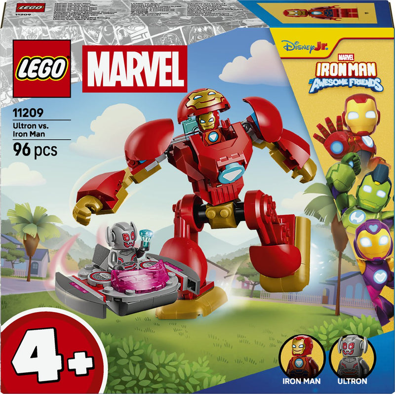 Cargue la imagen en el visor de la galería, Lego ǀ marvel iron man en zijn fantastische vriendjes ultron tegen iron man bouwpakket 11209