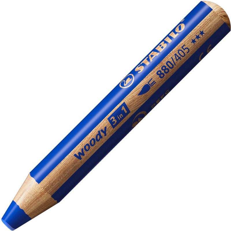 Chargez l'image dans la visionneuse de la galerie, Stabilo woody 3 in 1 - multitalent potlood - blauw - per stuk
