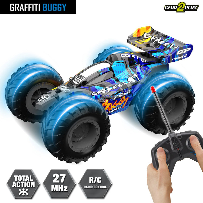 Chargez l'image dans la visionneuse de la galerie, Gear2play rc graffity buggy 1:24 - big wheels